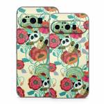 Panda Flowers Google Pixel 10 Series Skin