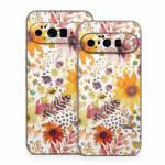 Summer Watercolor Sunflowers Google Pixel 10 Series Skin