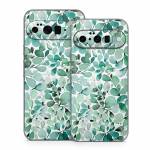 Watercolor Eucalyptus Leaves Google Pixel 10 Series Skin