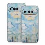 White & Blue Google Pixel 10 Series Skin