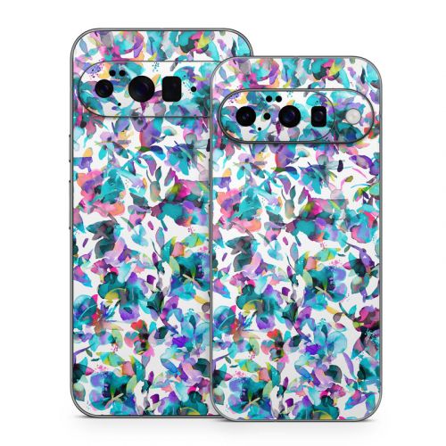 Aquatic Flowers Google Pixel 10 Series Skin