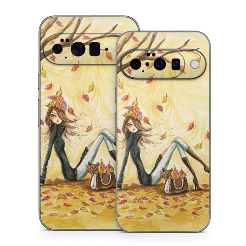 Autumn Leaves Google Pixel 10 Series Skin