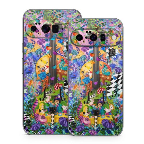 Alice's Wonderland Tea Party Google Pixel 10 Series Skin