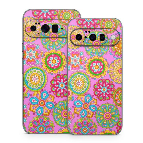 Bright Flowers Google Pixel 10 Series Skin