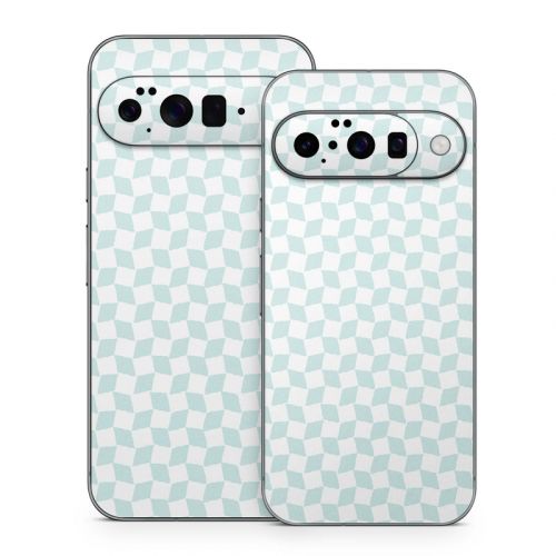 Checker Light Blue Google Pixel 10 Series Skin
