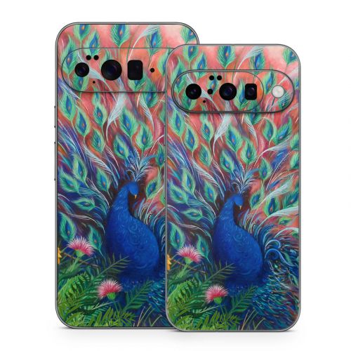 Coral Peacock Google Pixel 10 Series Skin