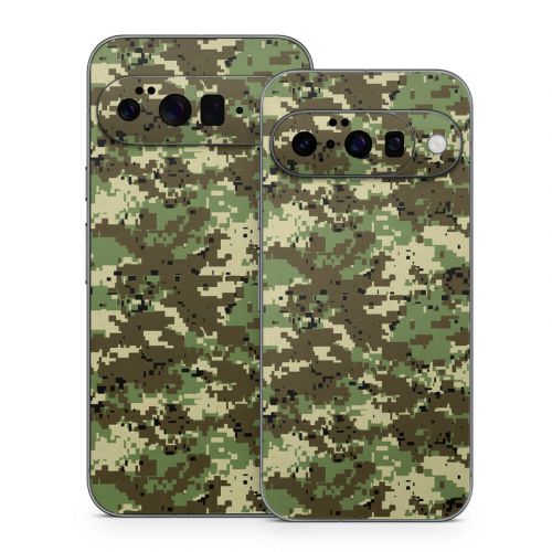 Digital Woodland Camo Google Pixel 10 Series Skin