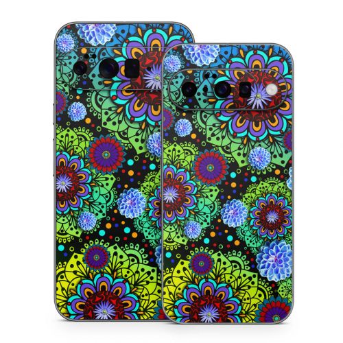 Funky Floratopia Google Pixel 10 Series Skin