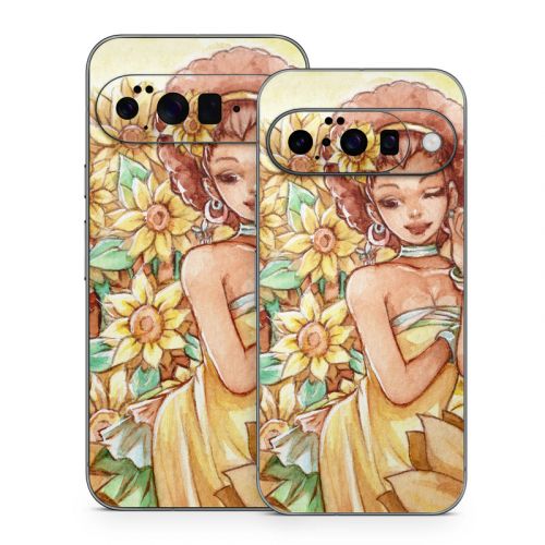 Lady Sunflower Google Pixel 10 Series Skin