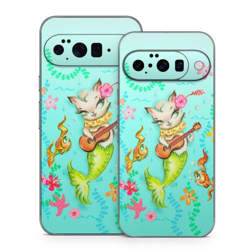 Merkitten with Ukelele Google Pixel 10 Series Skin