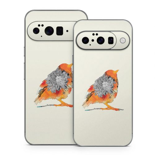 Orange Bird Google Pixel 10 Series Skin