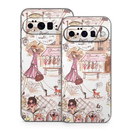 Paris Makes Me Happy Google Pixel 10 Series Skin