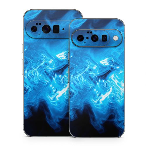 Blue Quantum Waves Google Pixel 10 Series Skin