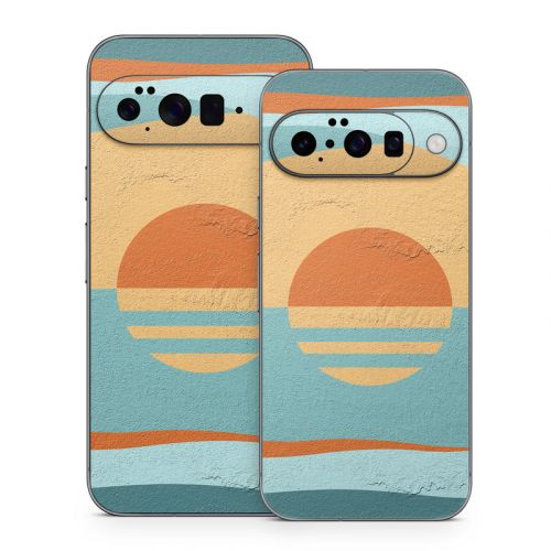 Retro Sunset Google Pixel 10 Series Skin