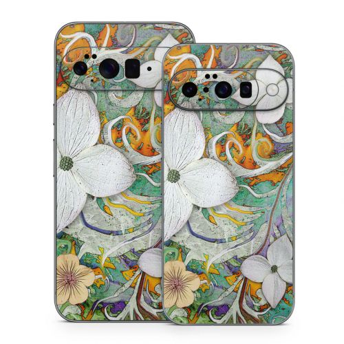 Sangria Flora Google Pixel 10 Series Skin
