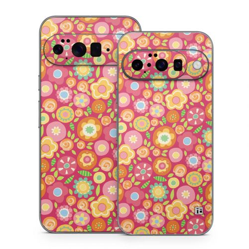Flowers Squished Google Pixel 10 Series Skin