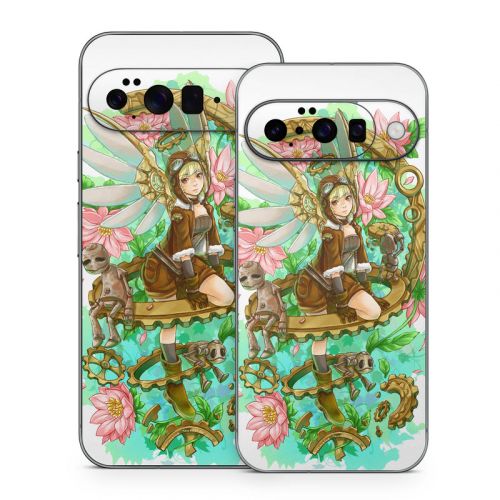 Steampunk Angel Google Pixel 10 Series Skin