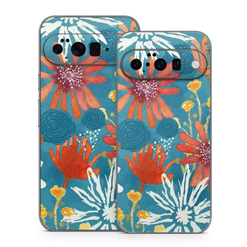 Sunbaked Blooms Google Pixel 10 Series Skin