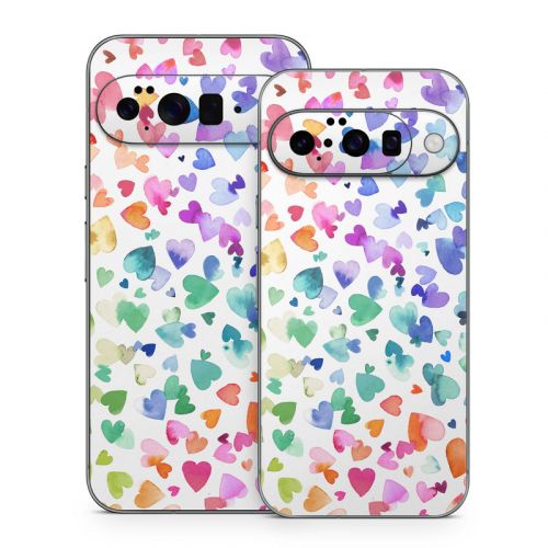 Valentines Love Hearts Google Pixel 10 Series Skin