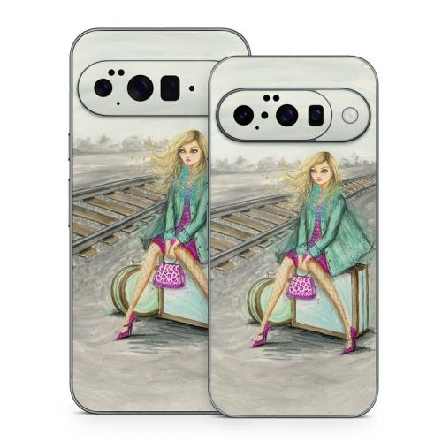 Lulu Waiting by the Train Tracks Google Pixel 10 Series Skin