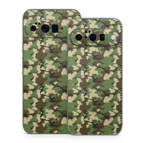 Woodland Camo Google Pixel 10 Series Skin