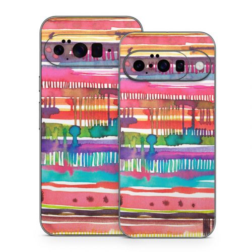 Watercolor Lines Google Pixel 10 Series Skin