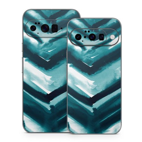 Watercolor Chevron Google Pixel 10 Series Skin