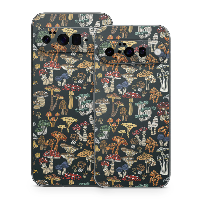Google Pixel 10 Series Skin design of Brown, Textile, Sleeve, Art, Font, Pattern, Collage, Painting, Illustration, Event, with black, white, blue, red, yellow, orange colors