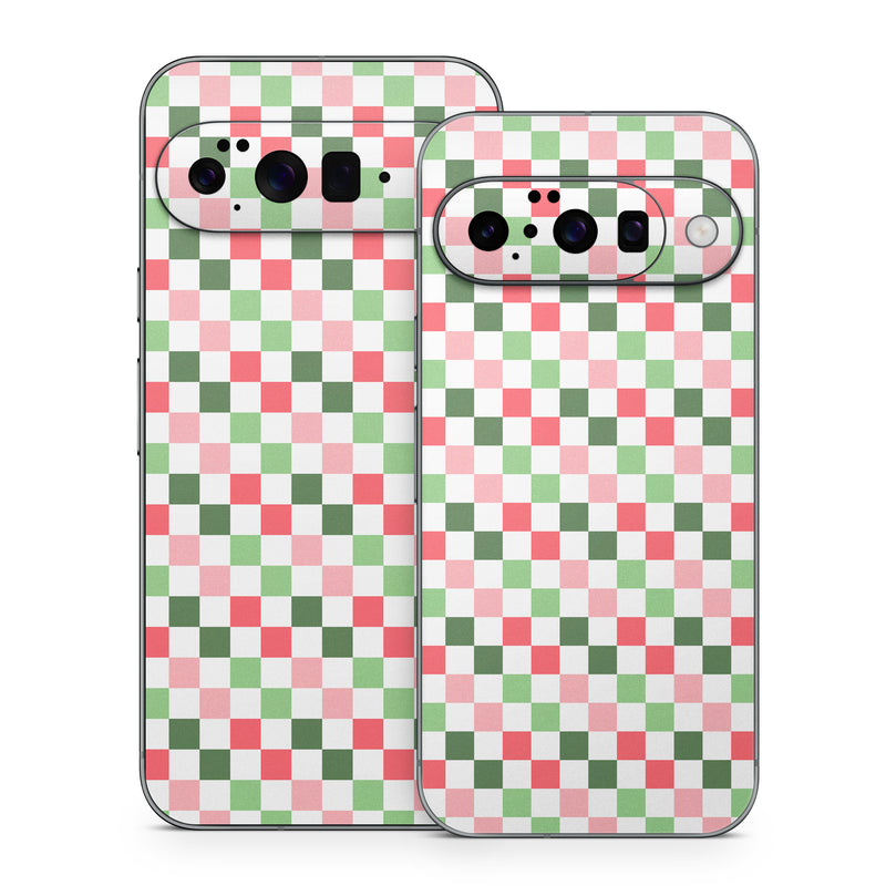 Google Pixel 10 Series Skin design of Red, Design, Graphics, with white, green, red, pink colors
