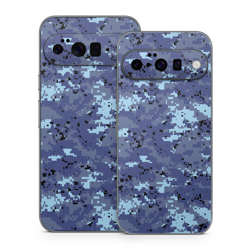 Google Pixel 10 Series Skin design of Blue, Purple, Pattern, Lavender, Violet, Design, with blue, gray, black colors