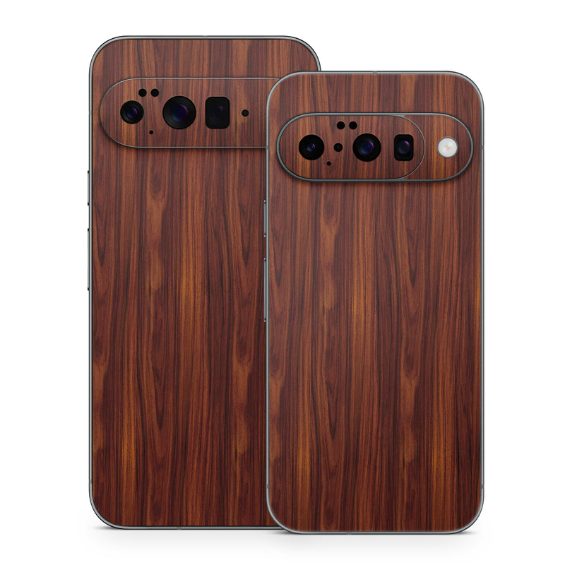 Google Pixel 10 Series Skin design of Wood, Red, Brown, Hardwood, Wood flooring, Wood stain, Caramel color, Laminate flooring, Flooring, Varnish, with black, red colors