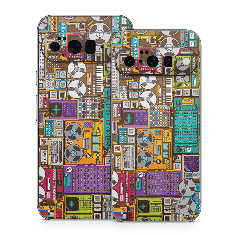 Google Pixel 10 Series Skin design of Games, Pc game, Design, Pattern, Screenshot, Art, with gray, black, red, green, blue, purple colors