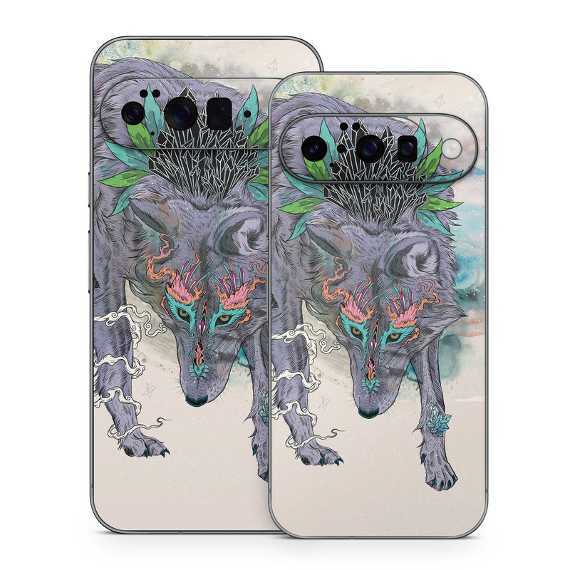 Google Pixel 10 Series Skin design of Illustration, Boar, Art, Drawing, Fictional character, Sketch, Suidae, with gray, pink, black, blue, yellow colors