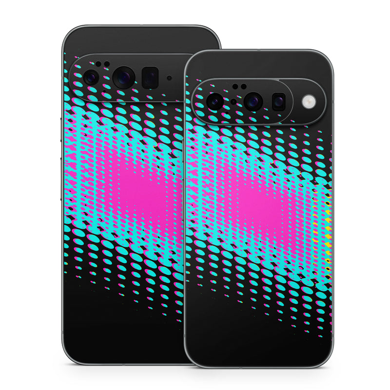 Google Pixel 10 Series Skin design of Blue, Red, Pink, Purple, Graphics, Graphic design