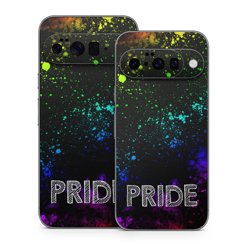 Google Pixel 10 Series Skin design of Green, Text, Graphic design, Font, Graphics, Design, Illustration, Space, Visual effect lighting, Circle, with black, white, blue, purple, green, yellow, orange, red colors