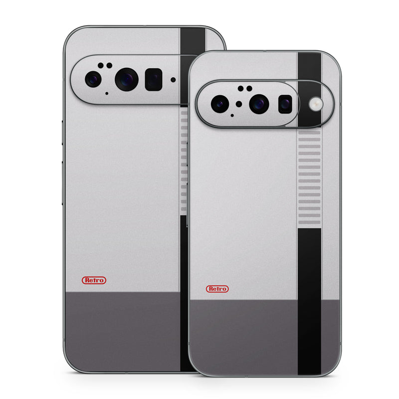 Google Pixel 10 Series Skin design of Text, Font, Red, Product, Logo, Brand, Material property, Graphics, Rectangle, with gray, black, red colors