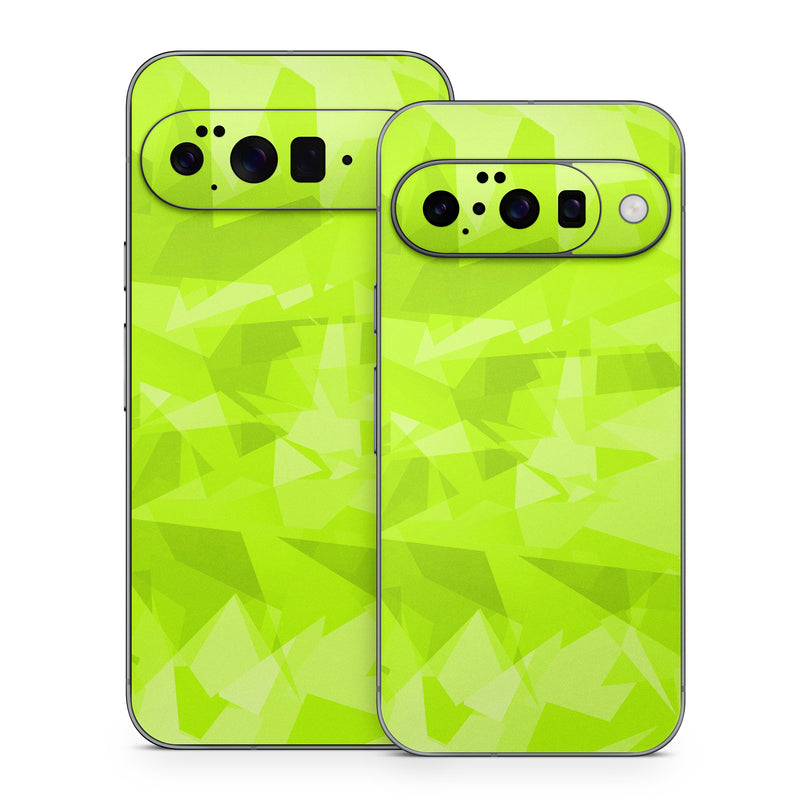 Google Pixel 10 Series Skin design, with green colors