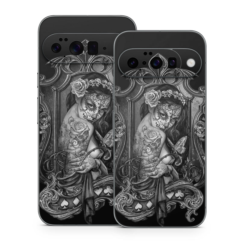 Google Pixel 10 Series Skin design of Style, Art, Monochrome, Black-and-white, Monochrome Photography, Visual Arts, Illustration, Painting, Drawing, with black, white, gray colors