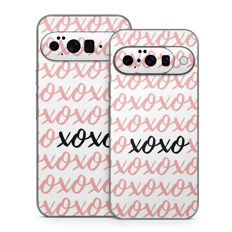 Google Pixel 10 Series Skin design of Font, Pattern, Magenta, Art, Event, Calligraphy, with white, pink, black colors