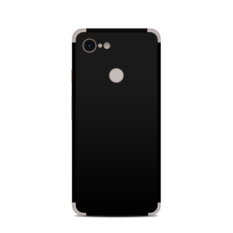 Google Pixel 3 Skin design of Black, Darkness, White, Sky, Light, Red, Text, Brown, Font, Atmosphere, with black colors