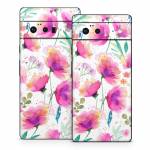 Abstract Pink Poppies Google Pixel 6 Series Skin
