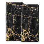 Black Gold Marble Google Pixel 6 Series Skin