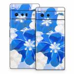 Blue Flowers Google Pixel 6 Series Skin