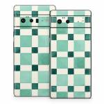 Checker Mosaic Green Google Pixel 6 Series Skin