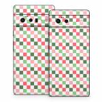 Christmas Checkers Google Pixel 6 Series Skin