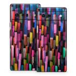 Colorful Brushstrokes Black Google Pixel 6 Series Skin
