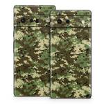 Digital Woodland Camo Google Pixel 6 Series Skin
