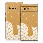 Caramel Ice Cream Drip Google Pixel 6 Series Skin