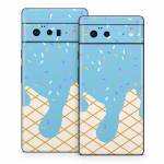 Cotton Candy Ice Cream Drip Google Pixel 6 Series Skin