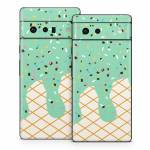 Mint Chocolate Chip Ice Cream Drip Google Pixel 6 Series Skin